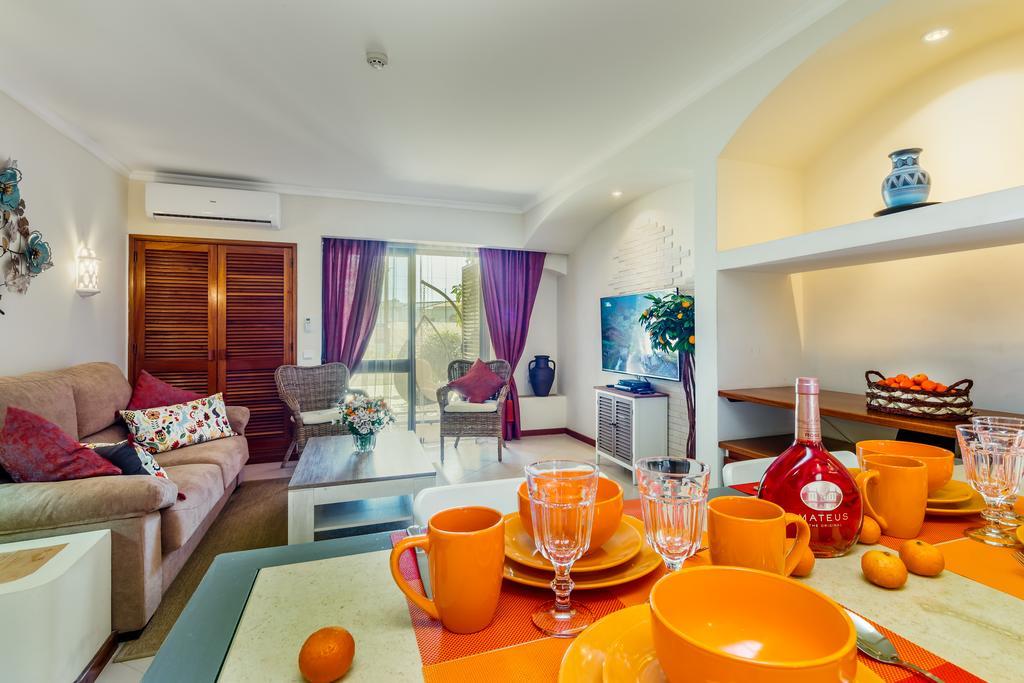 Clementina Apartment Albufeira Bagian luar foto